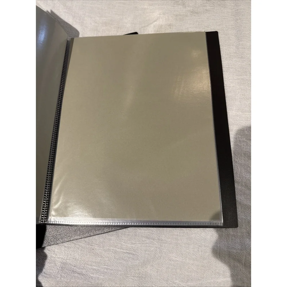 Itoya Art Fashion Profolio Set Of 2 81/2x11 Display Book Portfolio 6 Sleeve